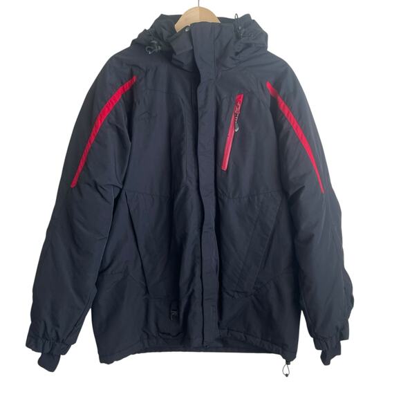 Polar Edge Silver Series Mens Ski Jacket M‎ Black Hooded Winter Sports Outdoor - Picture 1 of 16